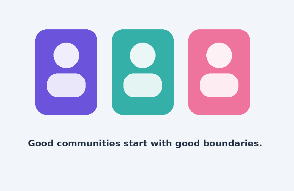 Illustration representing a simple checklist for evaluating online community quality